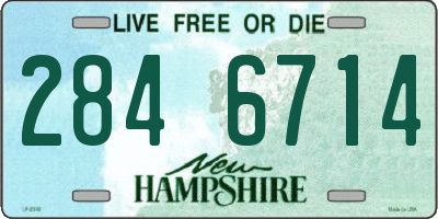 NH license plate 2846714