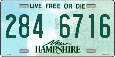 NH license plate 2846716