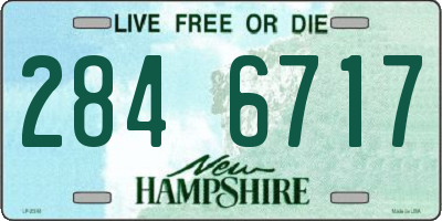 NH license plate 2846717
