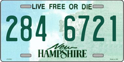 NH license plate 2846721