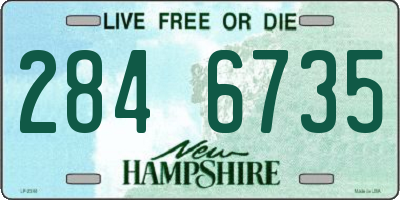 NH license plate 2846735