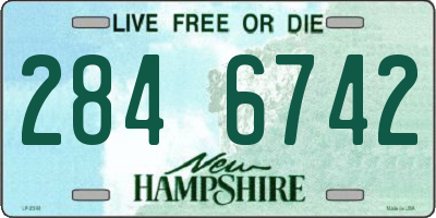 NH license plate 2846742