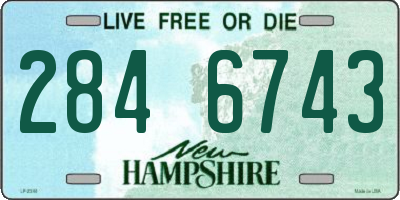 NH license plate 2846743