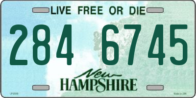 NH license plate 2846745