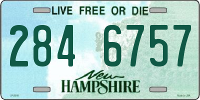 NH license plate 2846757