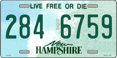 NH license plate 2846759