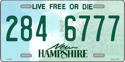 NH license plate 2846777