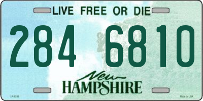 NH license plate 2846810