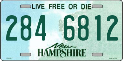 NH license plate 2846812