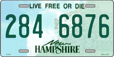 NH license plate 2846876