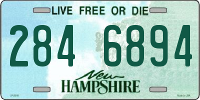 NH license plate 2846894