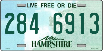 NH license plate 2846913