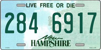 NH license plate 2846917