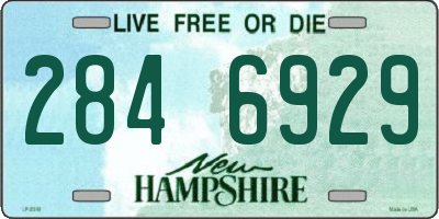 NH license plate 2846929