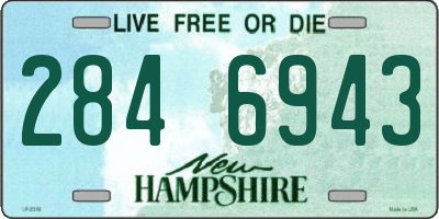 NH license plate 2846943