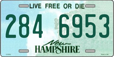 NH license plate 2846953
