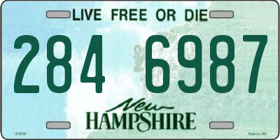 NH license plate 2846987