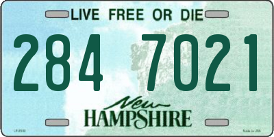 NH license plate 2847021
