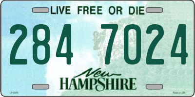 NH license plate 2847024