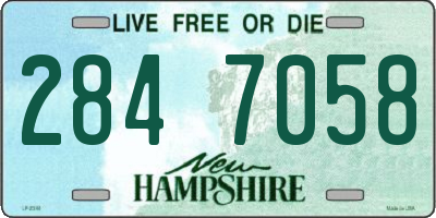 NH license plate 2847058
