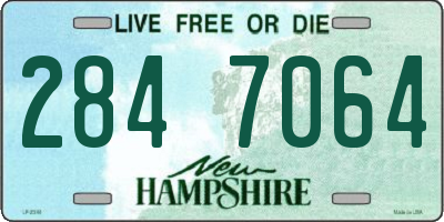 NH license plate 2847064