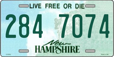NH license plate 2847074