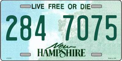 NH license plate 2847075