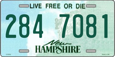 NH license plate 2847081