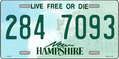 NH license plate 2847093