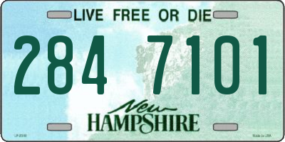 NH license plate 2847101