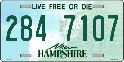 NH license plate 2847107