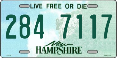NH license plate 2847117