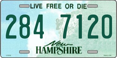 NH license plate 2847120