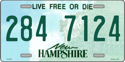 NH license plate 2847124