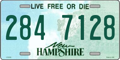 NH license plate 2847128
