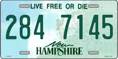NH license plate 2847145