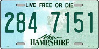 NH license plate 2847151