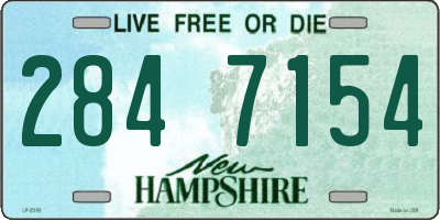 NH license plate 2847154