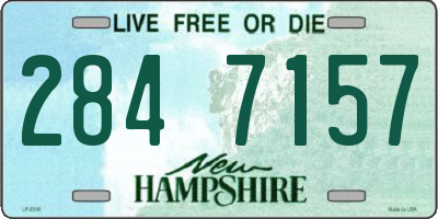 NH license plate 2847157