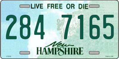 NH license plate 2847165