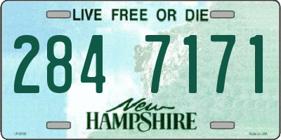 NH license plate 2847171
