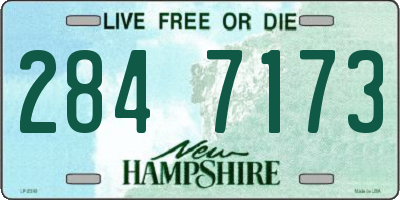 NH license plate 2847173