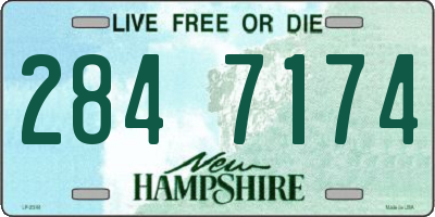 NH license plate 2847174