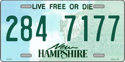 NH license plate 2847177