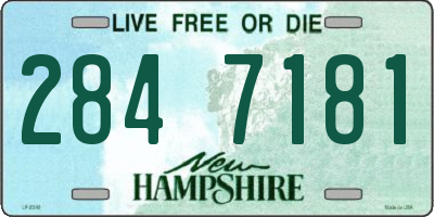 NH license plate 2847181