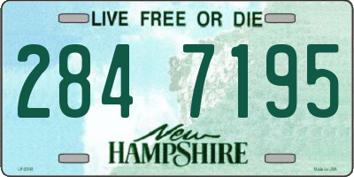 NH license plate 2847195