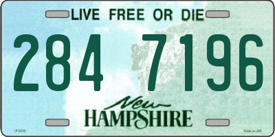 NH license plate 2847196