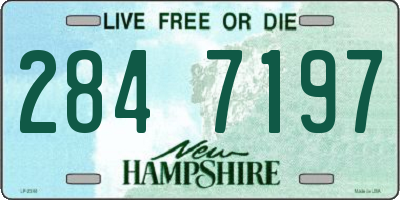 NH license plate 2847197