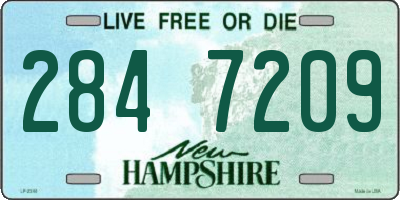 NH license plate 2847209