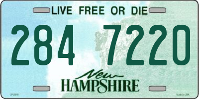 NH license plate 2847220